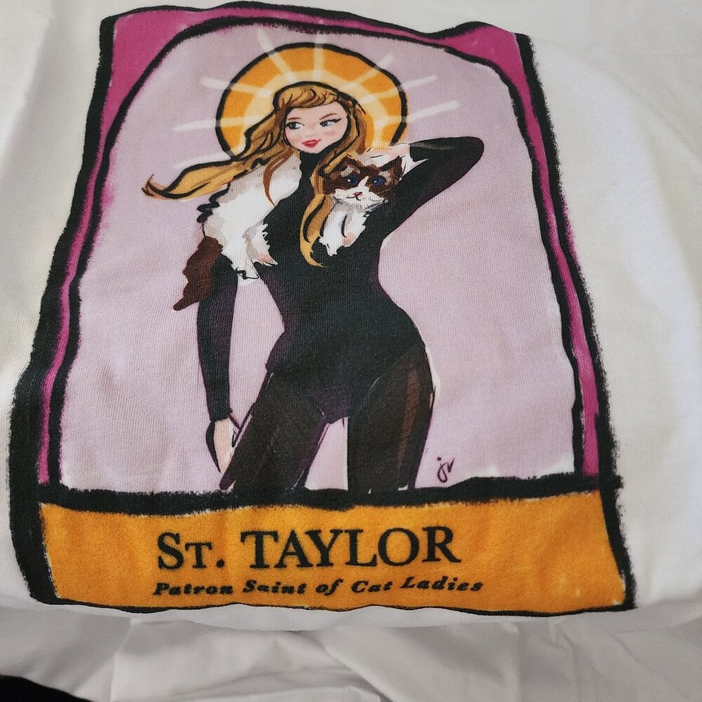 St. Taylor Swift Patron Saint to Cat Ladies Tshirt - RARE 2xl - $75 obo